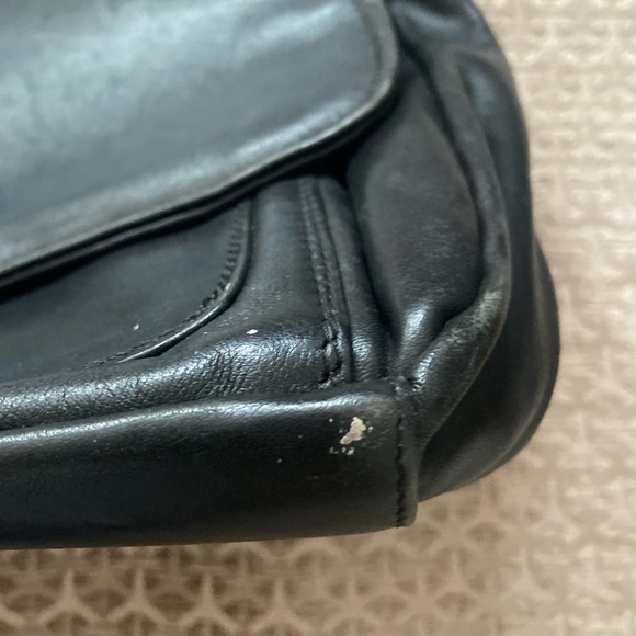 Giudi Italian Leather Brown Crossbody Shoulder Bag, leather  bag, vintage bag - Picture 8 of 14